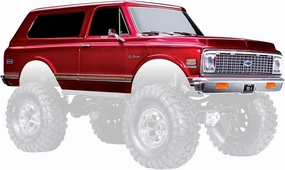 Traxxas 9130-RED - TRX-4 1972 Blazer Body Kit, Red