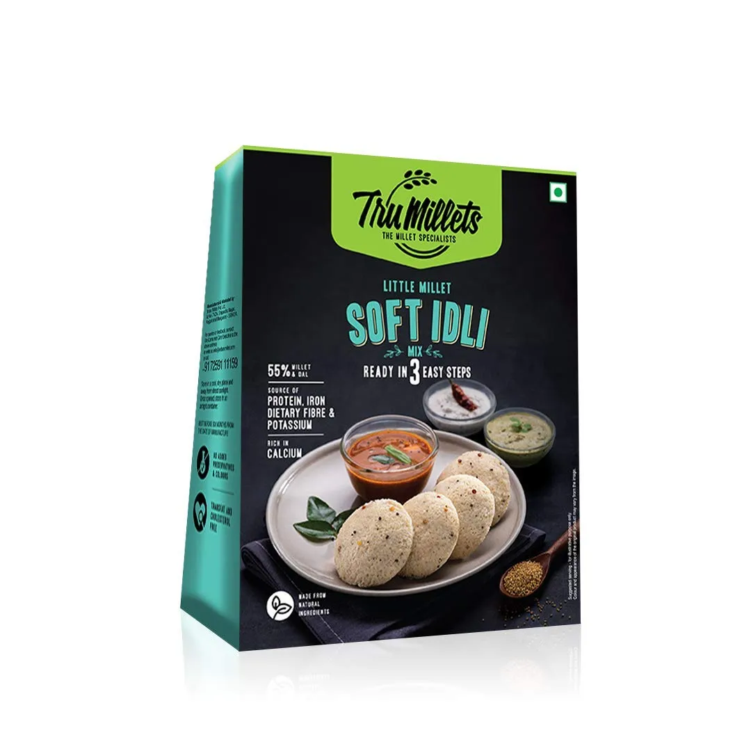 Trumillets LITTLE MILLET SOFT IDLI MIX ,250 gm (Pack of 1)