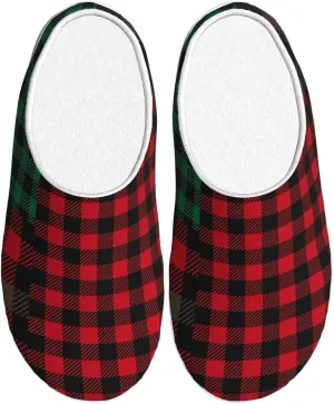 Unisex Warm Slippers Non-Slip Winter Fluffy Slippers Slip-On Plush Slippers Bedroom Slippers House Shoes For Men Women
