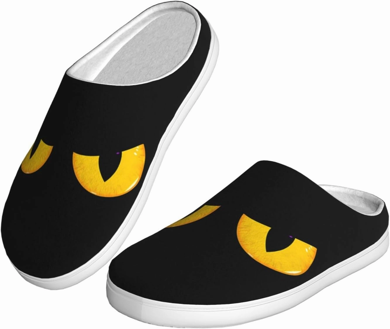 Unisex Warm Slippers Non-Slip Winter Fluffy Slippers Slip-On Plush Slippers Bedroom Slippers House Shoes For Men Women