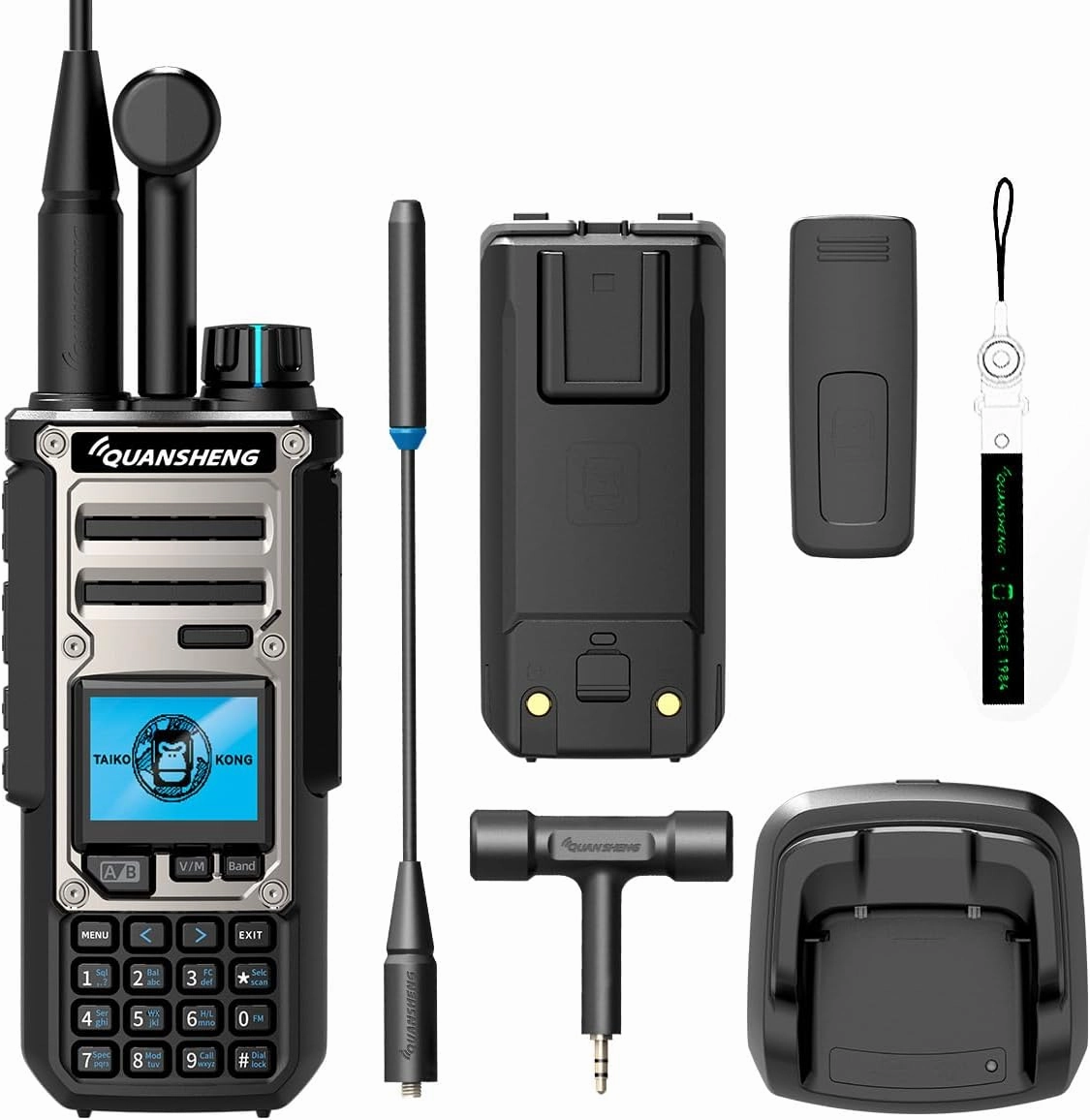 UV-TK118 Dual-Band 10W High-Power Walkie Talkie with NOAA Weather Alerts | 999 Programmable Channels, Voice Prompts, USB-C Fast Charging | Rugged for Outdoor, Emergency & Group Use