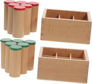 VANZACK 1 Set Educational Sound for Montessori Auditory Training Enhances Interaction Safe Materials Encourages Music Interest Brain Development