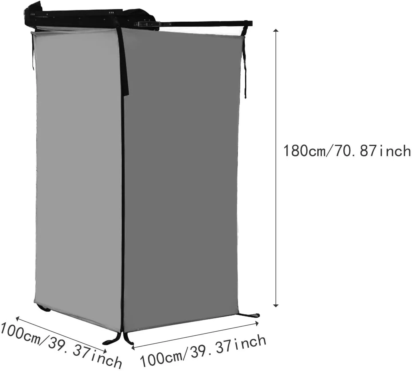 Vehicle Side Shower Tent Privacy Shelter Camping Portable Dressing Room Shower Room for SUV Trailer Truck Tailgate Restroom