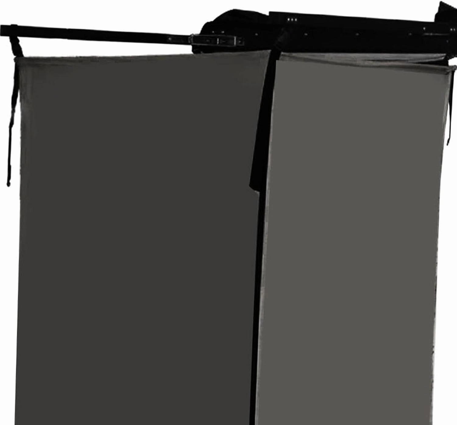 Vehicle Side Shower Tent Privacy Toilet Stall Dressing Room for Beach Automotive Long Road Trips RV Travel, Black