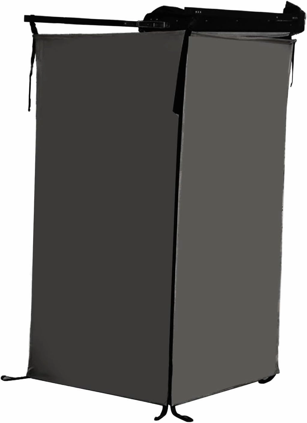 Vehicle Side Shower Tent Privacy Toilet Stall Dressing Room for Beach Automotive Long Road Trips RV Travel, Black