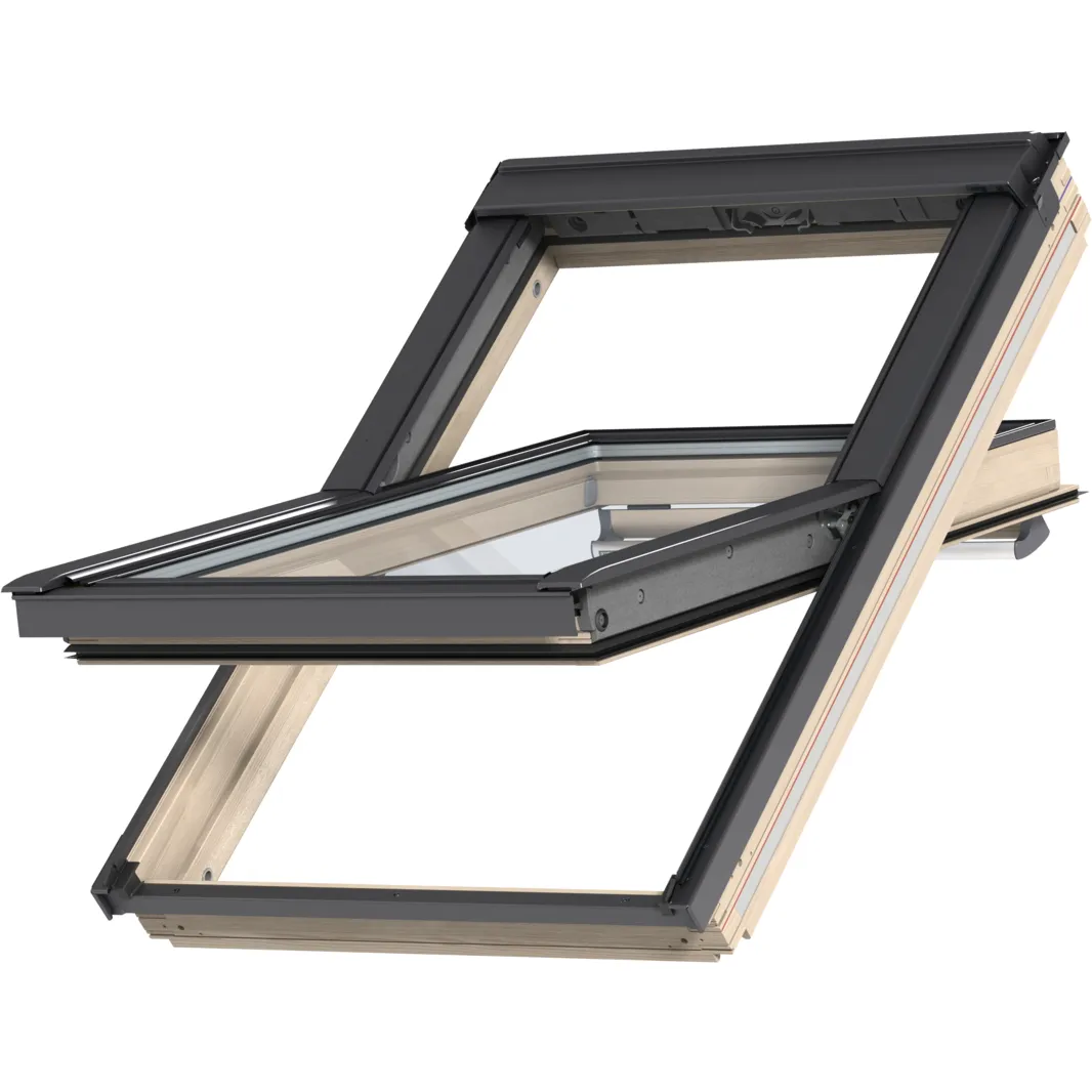 VELUX GGL MK10 3066 Triple Glazed Pine Centre-Pivot Roof Window (78 x 160 cm)