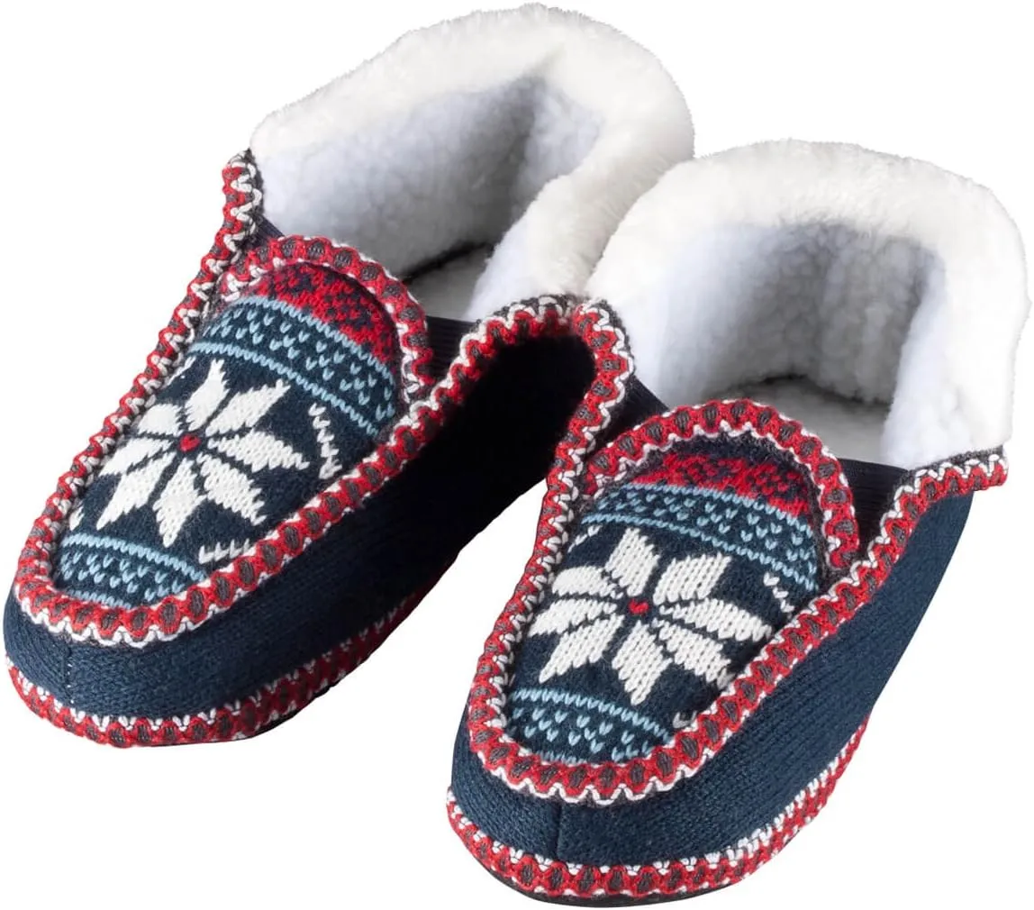 WalterDrake Norwegian Slippers Navy Blue
