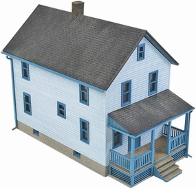 Walthers Cornerstone HO Scale 2 Story Frame House Kit