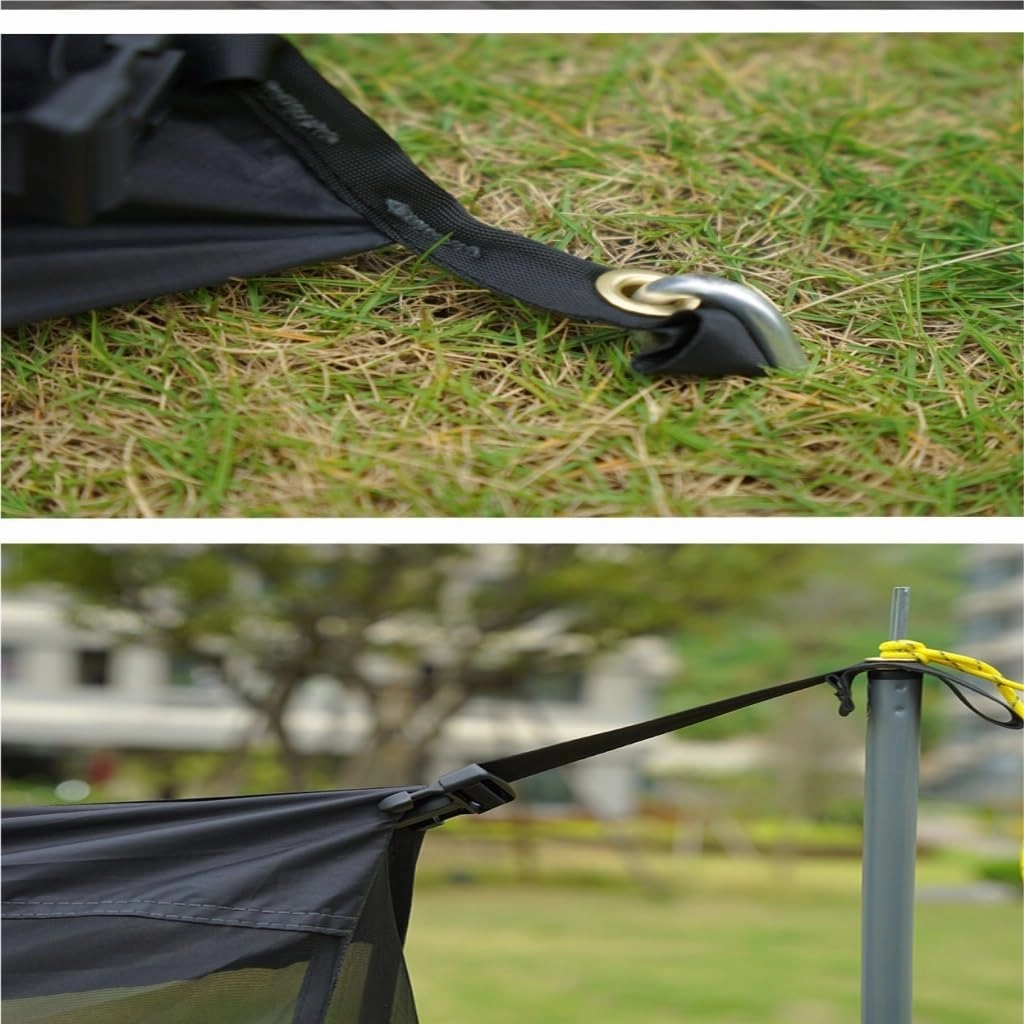 Weatherproof Tents Portable Outdoor Rod-Free Anti-Mosquito Camping Mosquito Net Shelter Tent Inner Tent Camping Equipment Camping and Hiking Tents