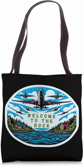 Welcome to Newfoundland the Rock Come From Away Musical Tote Bag