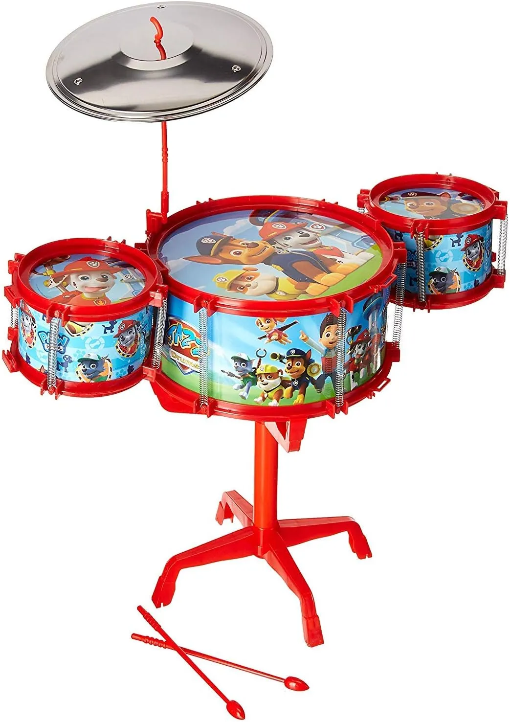 What Kids Want Paw Patrol Drum Kit Set