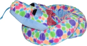 Wild Republic Snake Plush, Snake Stuffed Animal, Plush Toy, Pet Snake, Polka Dots, 54"