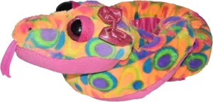 Wild Republic Snake Plush, Snake Stuffed Animal, Plush Toy, Pet Snake, Sherbert, 54"