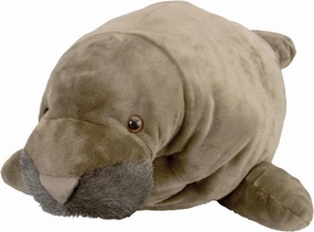 Wild Republic Jumbo Manatee Plush, Giant Stuffed Animal, Plush Toy, Gifts for Kids, 30 inches