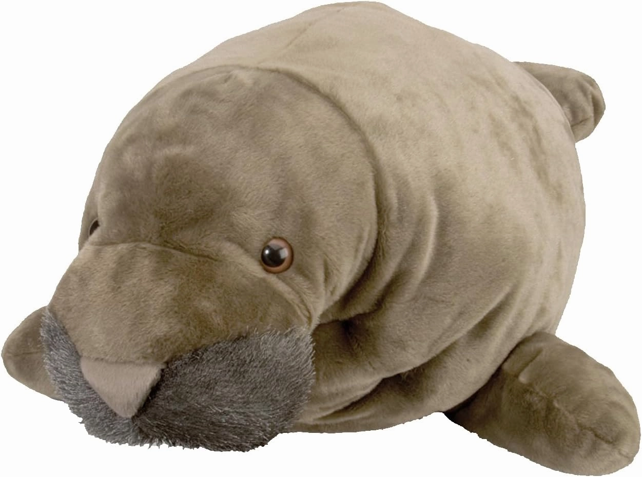 Wild Republic Jumbo Manatee Plush, Giant Stuffed Animal, Plush Toy, Gifts for Kids, 30 inches