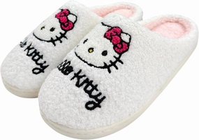 Women & Men's Fuzzy Slippers - Cute Pattern, Closed Toe, Indoor/Outdoor Slip-on Slippers