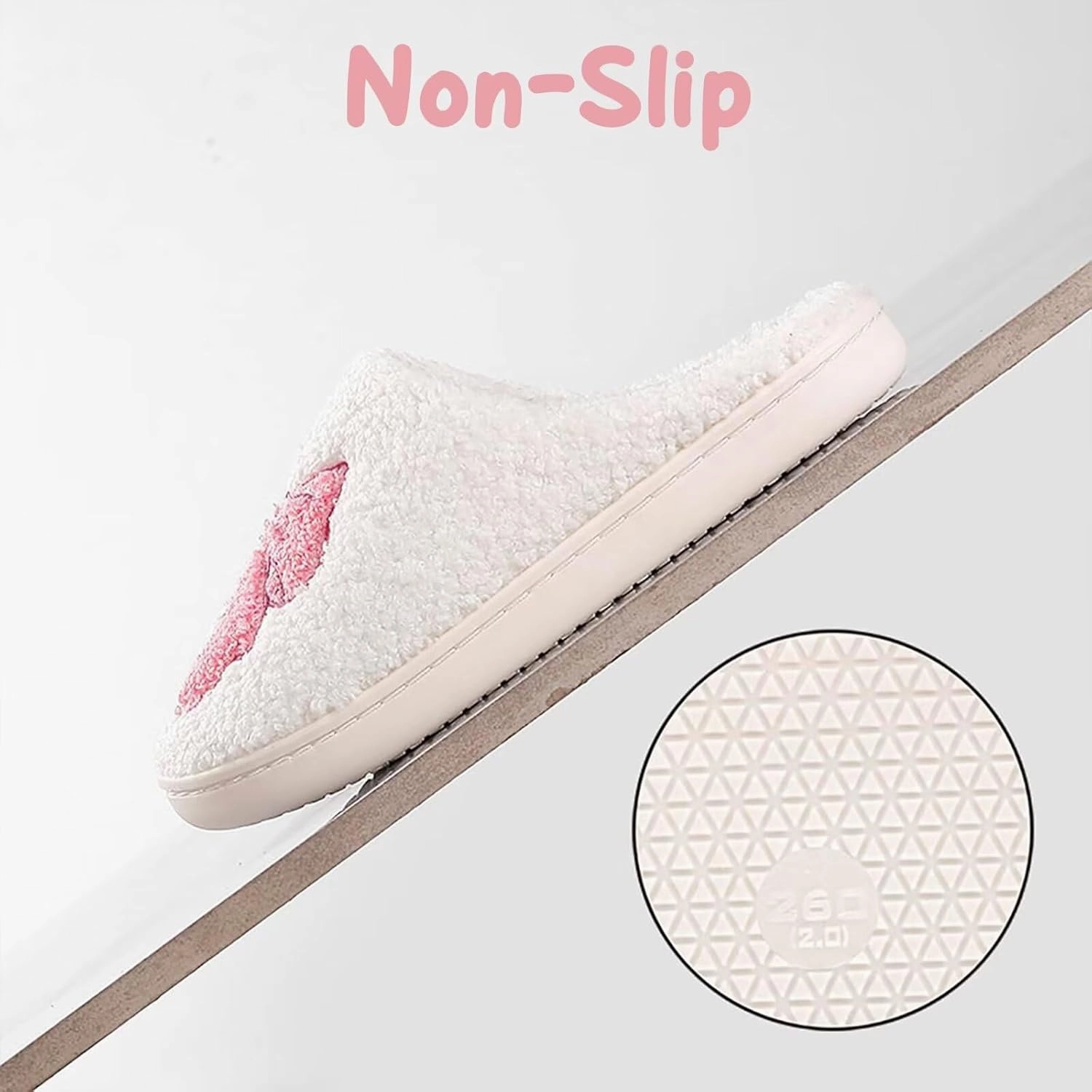 Women's Cute Retro Strawberry Cherry Slippers Valentine's Day Plush Soft Memory Foam House Home Shoes