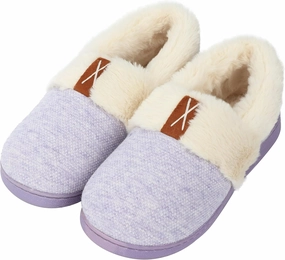 Women Slippers Comfy House Winter Slippers with Faux Fur Lining Memory Foam Anti-Skid Rubber Sole Fluffy Shoes Indoor Outdoor