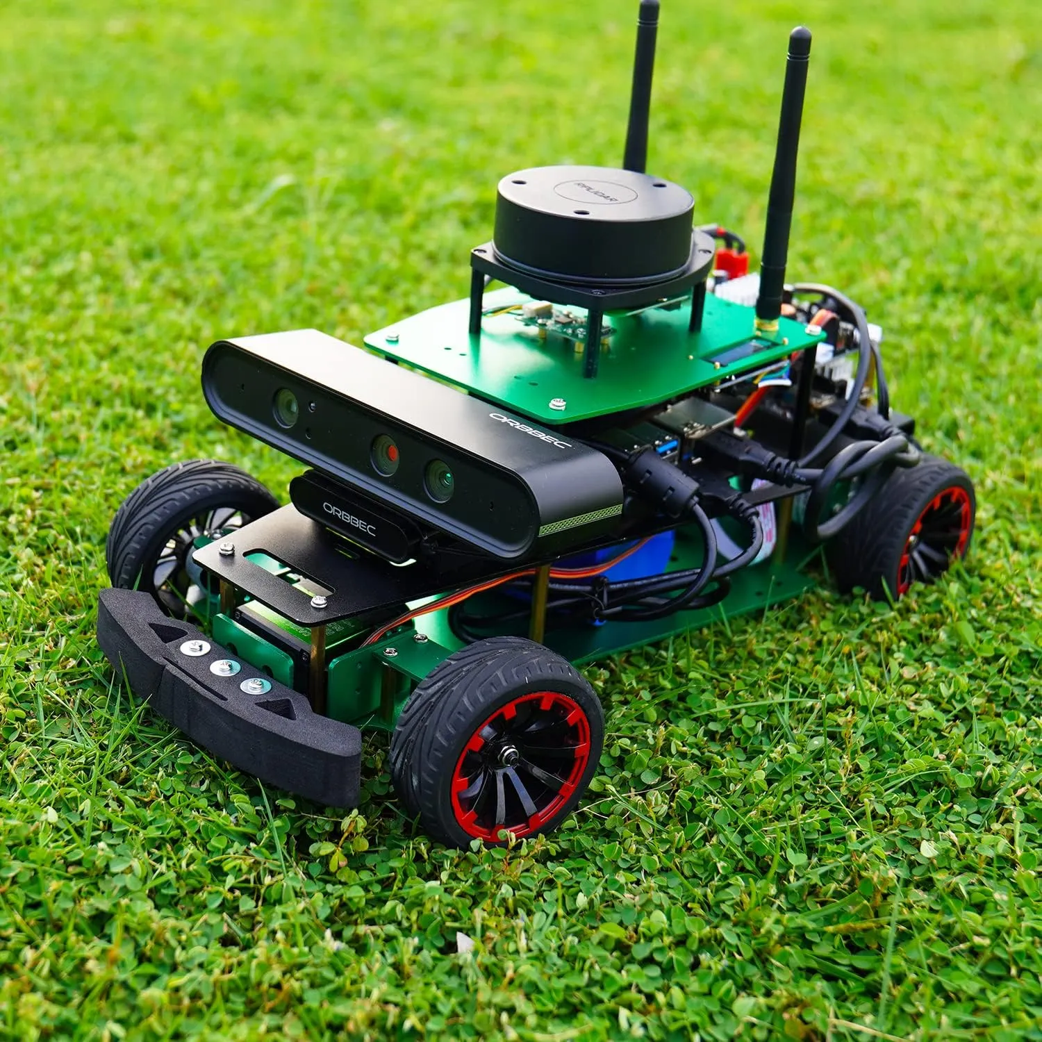 Yahboom Raspberry Pi Jetson Nano/Jetson Orin Nano Super AI Professionally Programmable Ackerman Steering Structure ROS2 Robot Kit for Adults (R2 Ultimate Ver with Nano)
