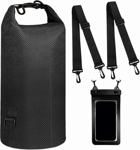 YAMSLAM 3L-20L Waterproof Bear Bag, Ultralight Bear Proof Canister Gear, with IP68 Waterproof Phone Pouch, Camping Easy to Throw for Backpacking Food Bag