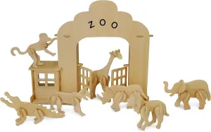Zoo - QUAY Woodcraft Construction Kit FSC