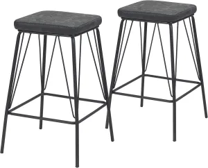 Zuo Samuel Counter Stool Vintage Black