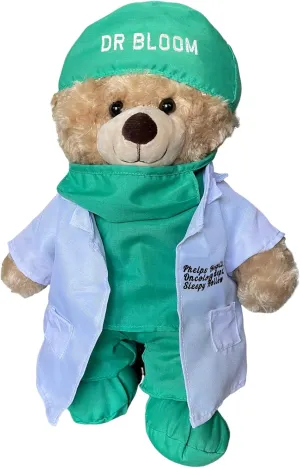 ZZZ Bears Personalized Doctor Teddy Bear, Thoughtful Gift for Doctors, Spouses & Kids