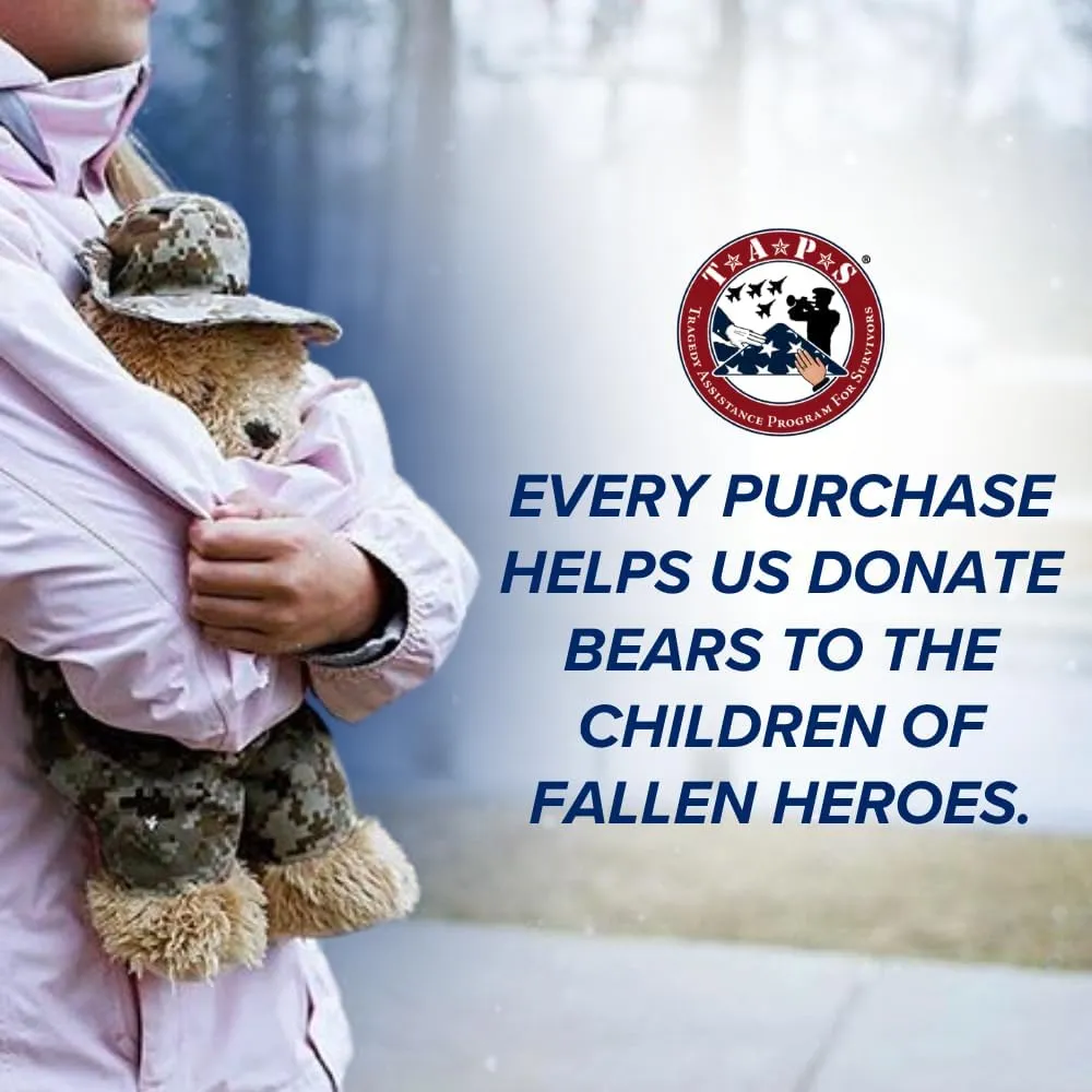 ZZZ Bears Personalized Firefighter Teddy Bear, Thoughtful Gift for Firefighters, Spouses & Kids