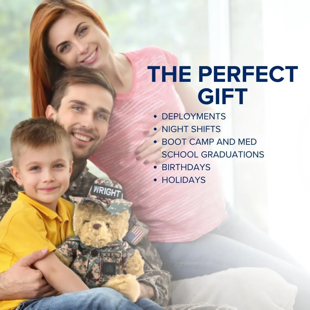 ZZZ Bears Personalized Nurse Teddy Bear, Thoughtful Gift for Nurses, Spouses & Kids